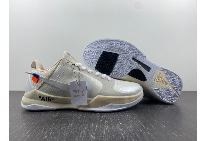 Nike Kobe 5 Protro Undefeated Rice White  DB4796-101