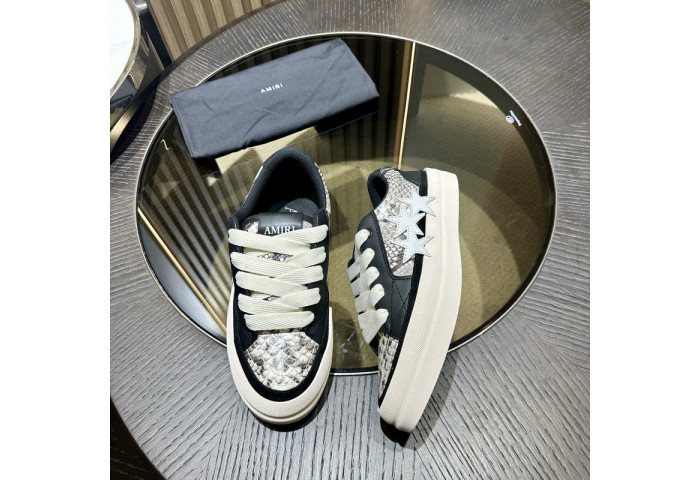 AMIRI SUNSET SKATE SNEAKERS (Snake)