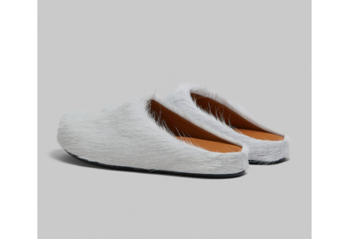 MARNI CALF HAIR SLIPPERS