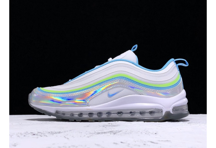 Air Max 97 UL 17 SE White Hologram Blue Women Running BV6670-101