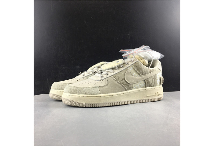 NIKE AIR FORCE 1 x Travis Scott  White Grey  CN2405-902