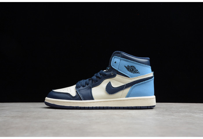 Kids Air Jordan 1 Obsidian University Blue (555088-140)