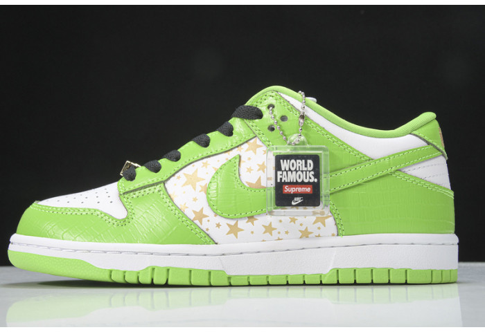 nike sb dunk low stars mean green dh3228-101