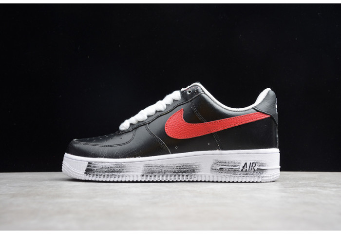 PEACEMINUSONE X Nike Air Force1 GD Black Red AQ3692-002