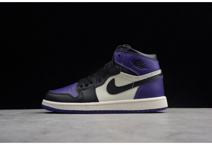 Kids  Air Jordan 1 Retro High OG ''Court Purple'' 555088-501