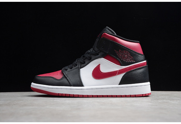 Air Jordan 1 Mid Bred Toe  554724-066