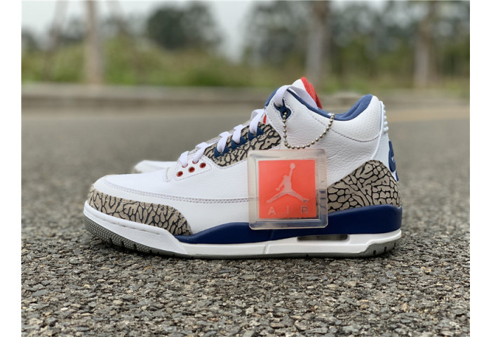 AIR JORDAN 3 RETRO TRUE BLUE NIKE AIR FIRST LOOK 854262-106