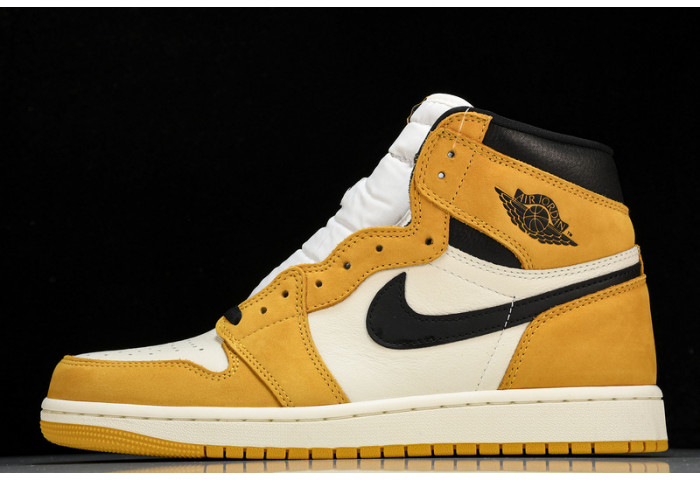 Jordan 1 Retro High Yellow Ochre   555088-109