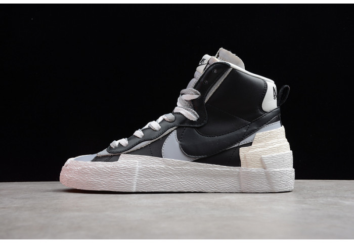 SACAI X NIKE BLAZER MID BLACK GREY BV0072-002