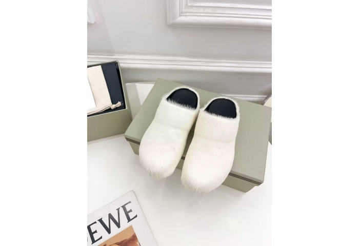 MARNI CALF HAIR SLIPPERS