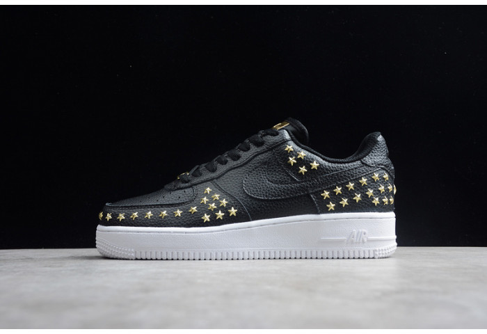 NIKE AIR FORCE 1 LOW STARS BLACK AR0639-001