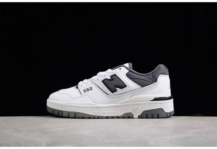 New Balance 550 White Grey Dark Grey BB550WTG
