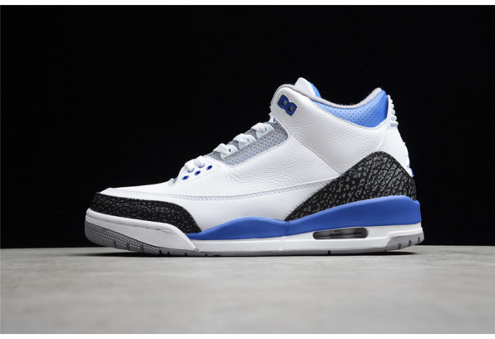 AIR JORDAN 3 RETRO WHITE BLUE CT8532-145