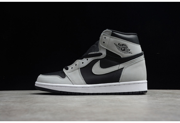 Air Jordan 1 Retro High Black White Light Smoke Grey 555088-035