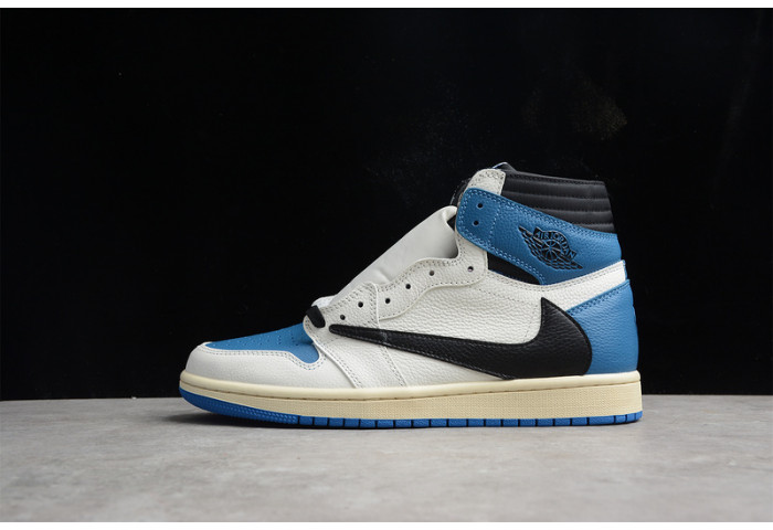 Travis Scott x Fragment x Air Jordan 1 High OG SP Military Blue DH3227-105