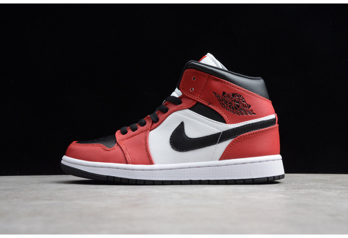Air Jordan 1 Mid Chicago Toe 554724-069