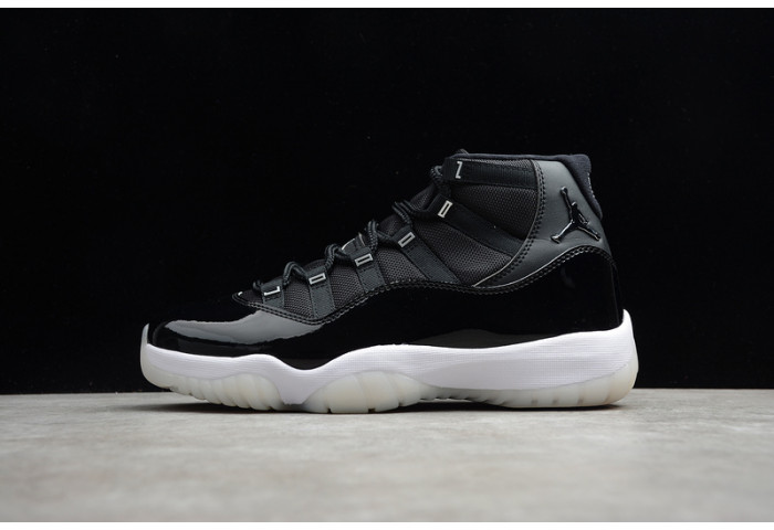 Air Jordan 11 25th Anniversary Black Silver Eyelets CT8012-011