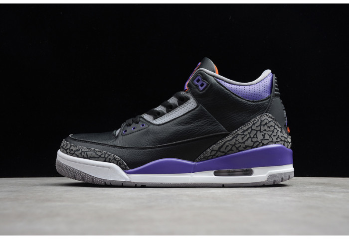 Air Jordan 3 Retro Black Court Purple CT8532-050