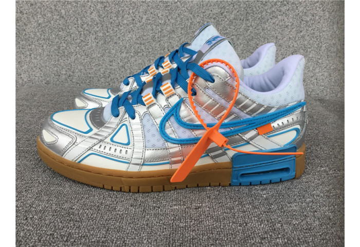 O-W NIKE AIR RUBBER DUNK “”UNIVERSITY BLUE“ CU6015-100