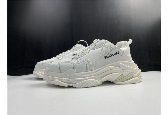 Ba*len*cia*ga sneaker triple.s.gomma white green 536737 w5fw6 1956
