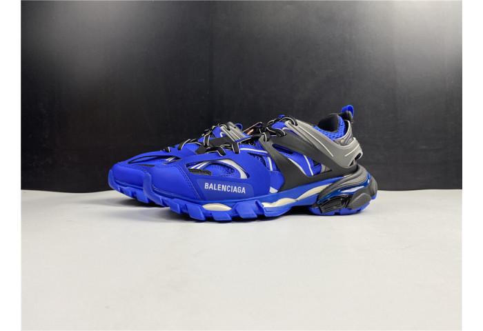 Ba*len*cia*ga track trainer  blue and black 542436 w3ac1 2047