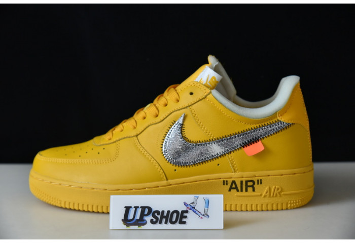 Nike Air Force 1 Low Off-White ICA University Gold  DD1876-700