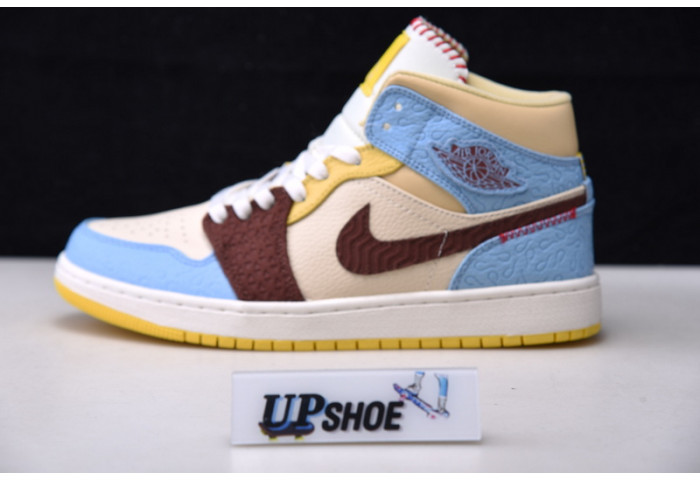 Maison Chateau Rouge x Air Jordan 1 High Mid  Fearless CU2803-200