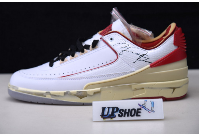Air Jordan 2 Retro Low SP O-W White Red DJ4375-106