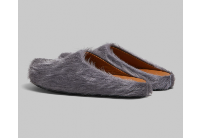 MARNI CALF HAIR SLIPPERS