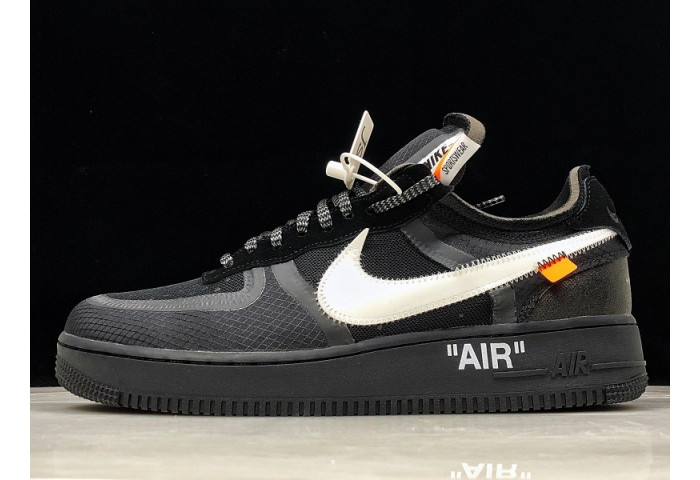 NikeAir Force 1 Low O-W Black White AO4606-001