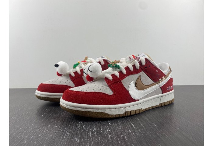 Nike SB Dunk Low 85 Christmas White Red Brown Green DO9457-112