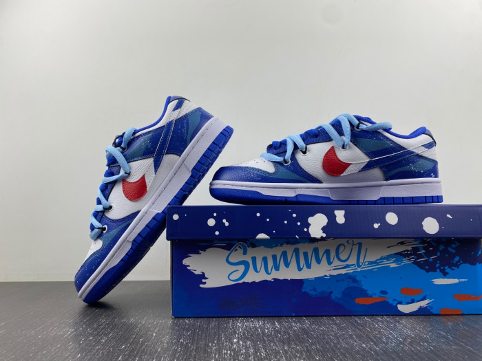 Nike SB Dunk Low Pepsi Deconstruct strap  FD9064-110