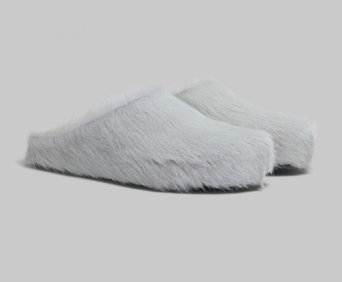 MARNI CALF HAIR SLIPPERS
