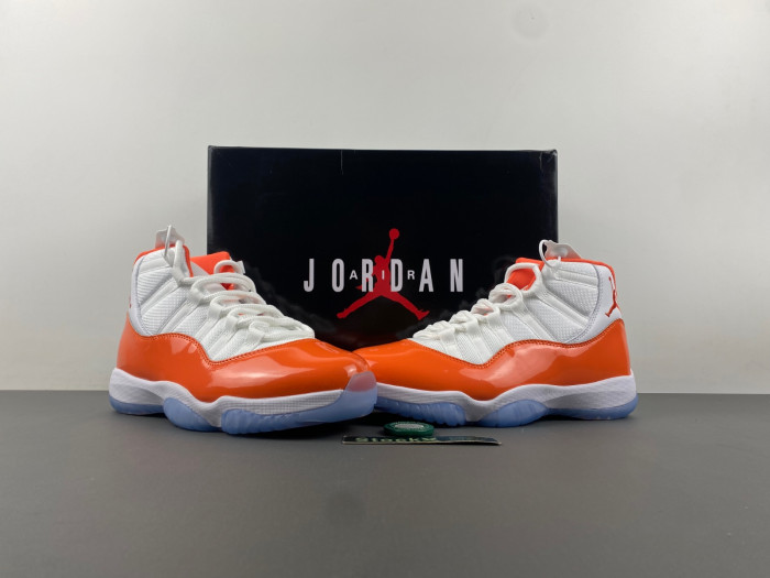 JORDAN 11 RETRO ORANGE  378037- 002