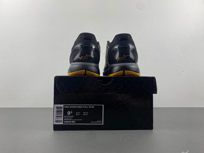 Nike Kobe 6 Black Del Sol   429659-002