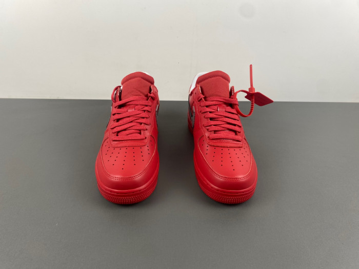 Nike Air Force 1 Low Off-White Red    AO4297-600