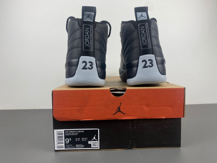Jordan 12 “BLACK/WOLF GREY” RELEASES SEPTEMBER    CT8013-010