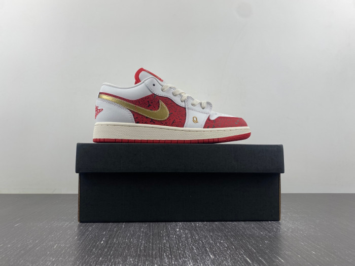 Jordan 1 Low Spades   DJ5186-100