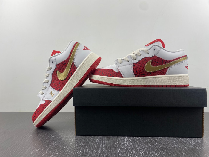 Jordan 1 Low Spades   DJ5186-100