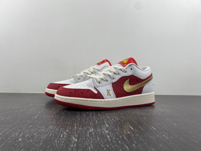 Jordan 1 Low Spades   DJ5186-100