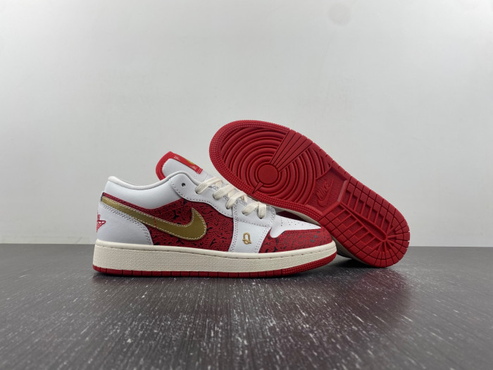 Jordan 1 Low Spades   DJ5186-100