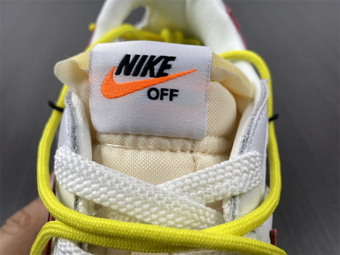 O-W x Nike Blazer Low  University Red  DH7863-100