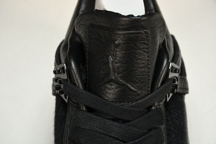 Jordan 4 Retro Pony Hair Black  819139-010