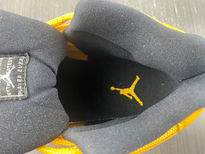 Air Jordan 11 black and yellow