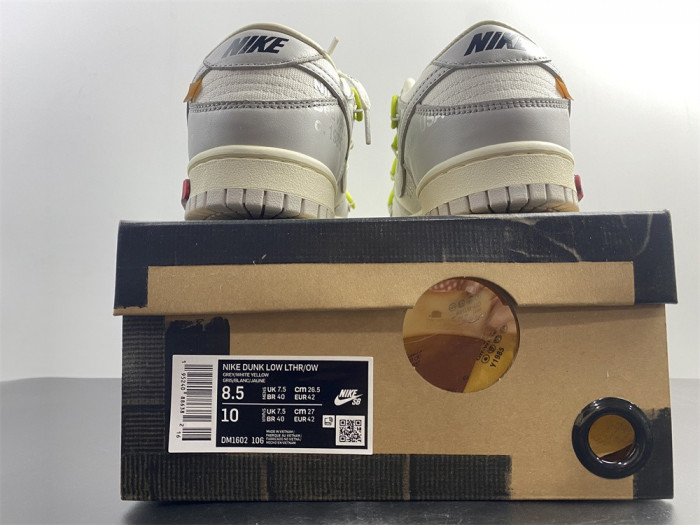 Nike Dunk Low O-W Lot 8  DM1602-106