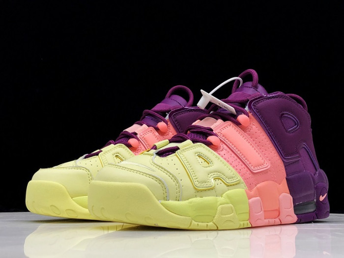 NIKE WMNS AIR MORE UPTEMPO CITRON/PINK/BRIGHT PURPLE-NIGHT GRAPE STYLE AV8237-800