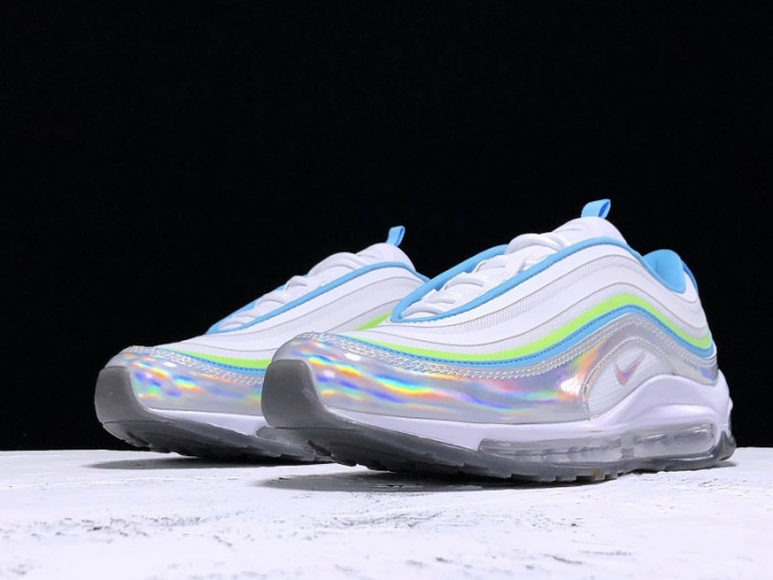 Air Max 97 UL 17 SE White Hologram Blue Women Running BV6670-101