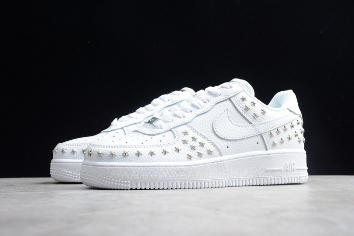 NIKE AIR FORCE 1 LOW STARS WHITE AR0639-100