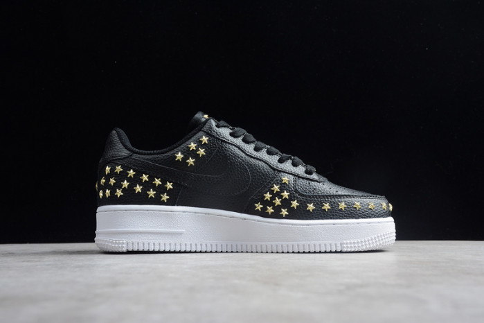 NIKE AIR FORCE 1 LOW STARS BLACK AR0639-001