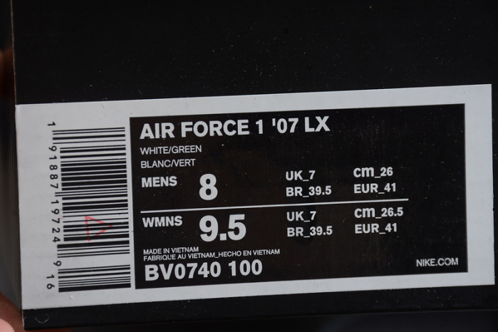 Air Force 1 Vandalized Sail Mystic Green (W)  BV0740-100
